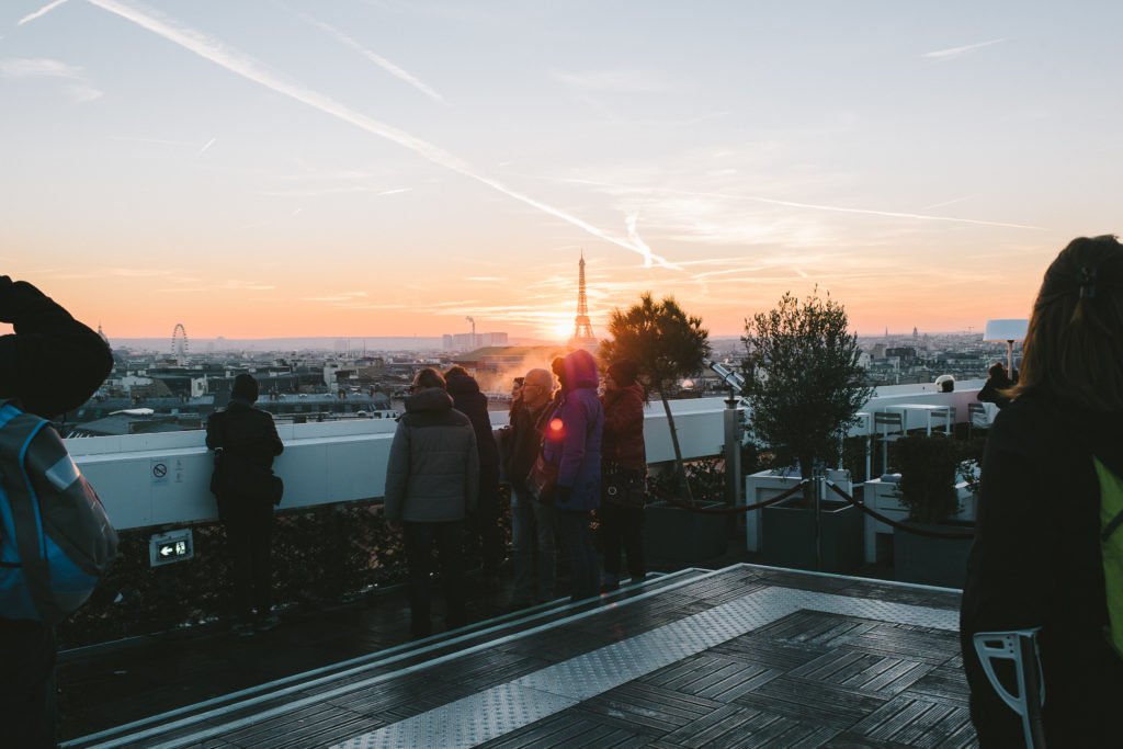 Dachterrasse La Fayette Paris