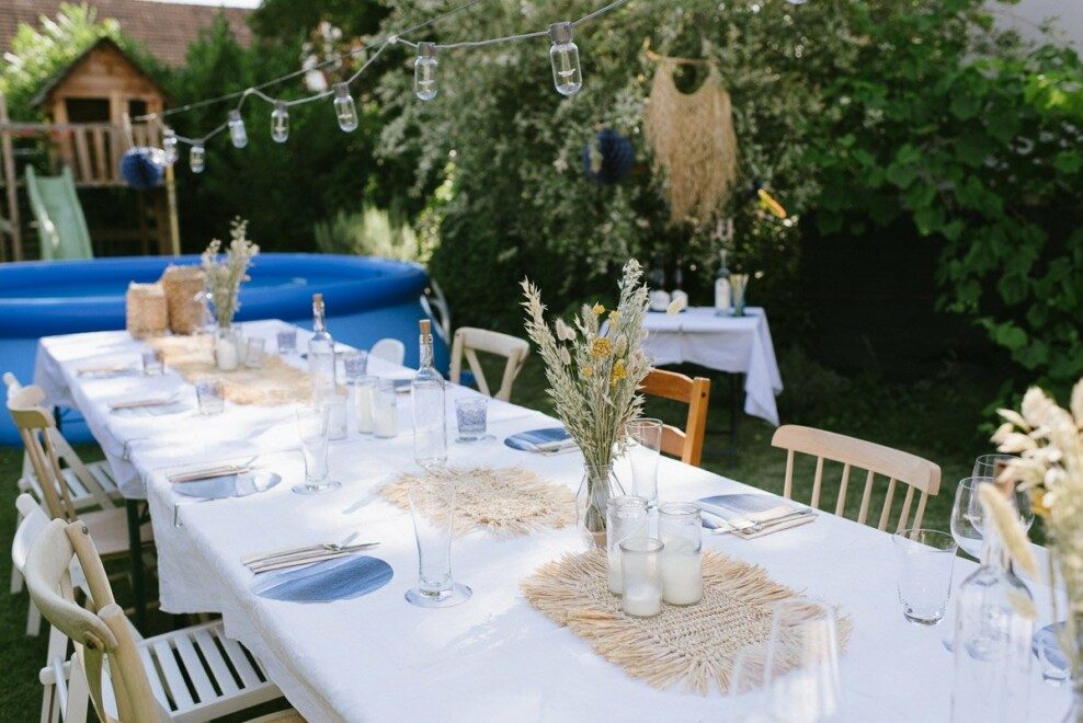 Poolparty im eigenen Garten dekorieren Fräulein K. Sagt Ja