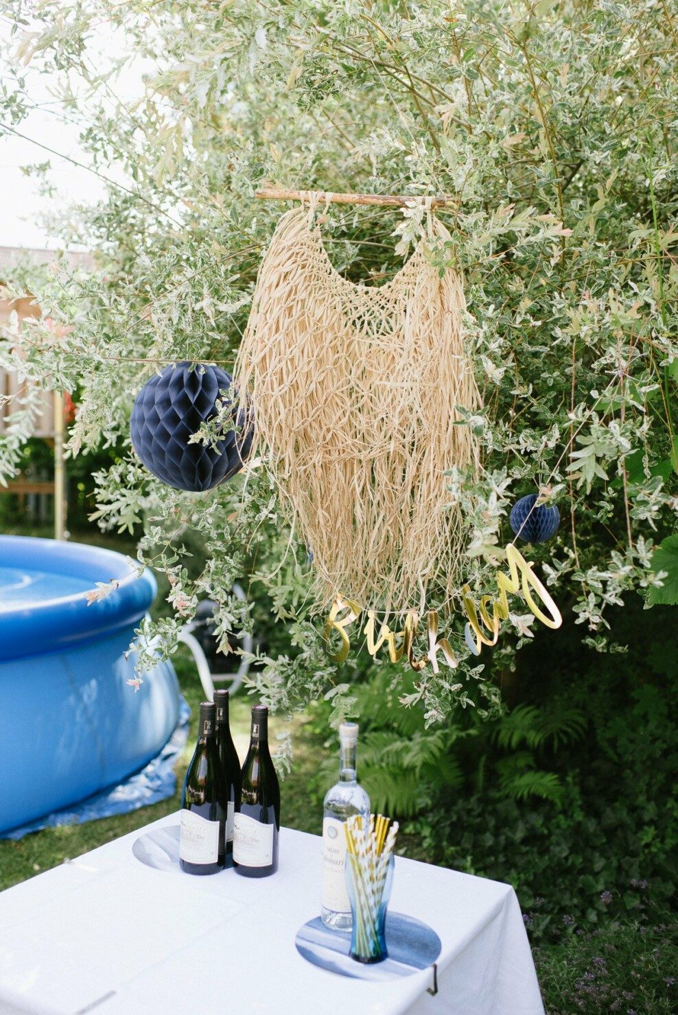 Poolparty im eigenen Garten dekorieren Fräulein K. Sagt Ja