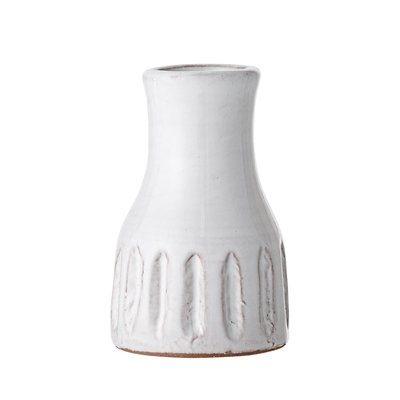 Vase weiß Terracotta (klein)