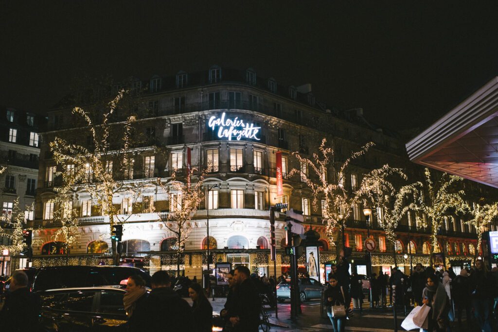 La Fayette Paris Weihnachten 2024