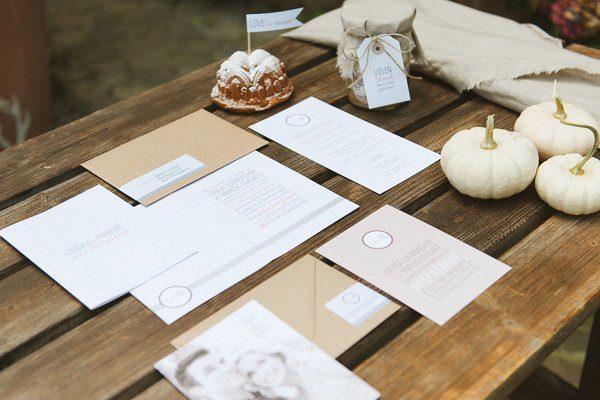 Dekokonzept Mit Kupfer Kurbis Kuchen Der Festliche Herbst Ist